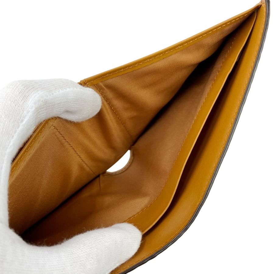 MCM ■未使用■ ヴィセトス 二つ折り コンパクト 財布 レザー キャメルブラウン 箱 【557958】8 |  | 08