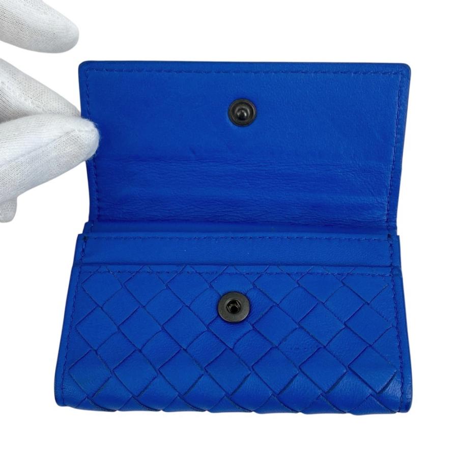 ボッテガヴェネタ ■中古■ イントレチャート コインケース 小銭入れ カードケース レザー ブルー 【557972】5 |  | 06