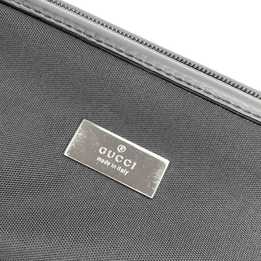 グッチ ■中古■ ポーチ 小物入れ ナイロン レザー ブラック 【558146】13 |  | 09