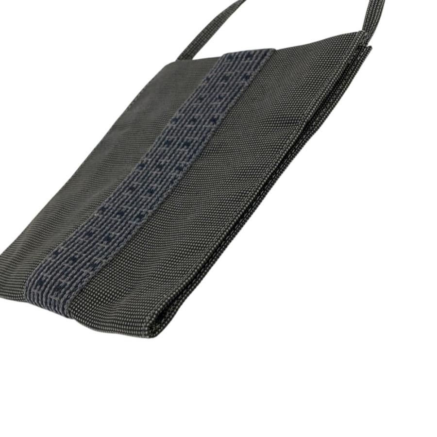 エルメス ■美品■ エールライン ポシェット サコッシュ 斜め掛け キャンバス グレー 【558399】11 |  | 02