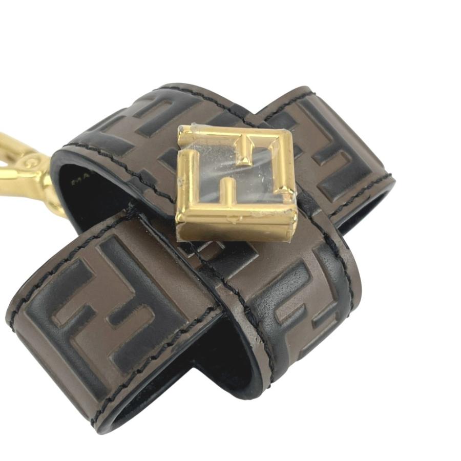 フェンディ □美品□ FF ダイヤモンド イヤホンケース レザー GP