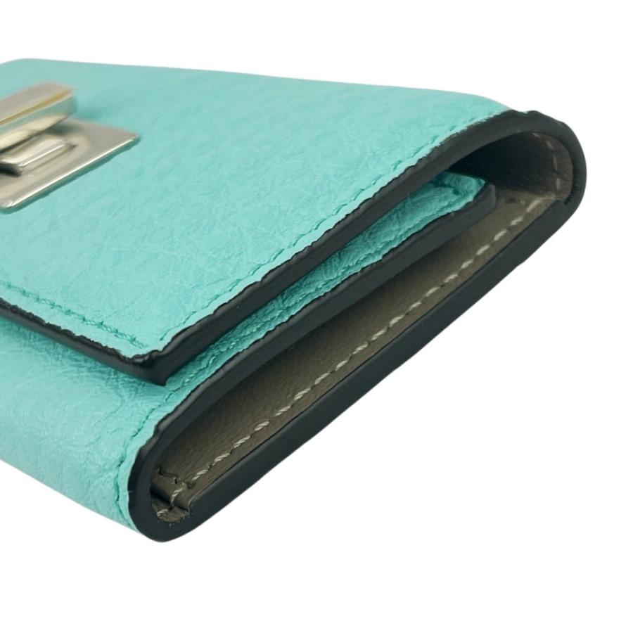 フェンディ ■未使用■ ピーカブー セレリア 6連 キーケース レザー ブルー 箱 【558665】8 |  | 03