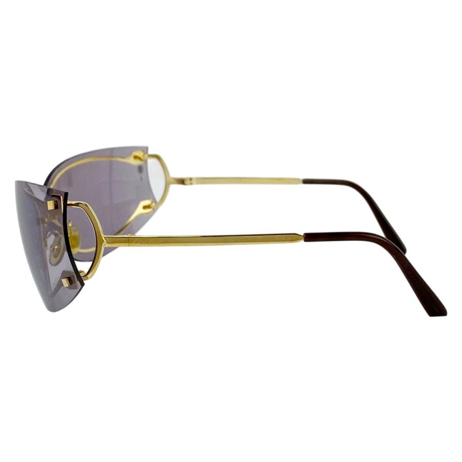 カルティエ ■中古■ サングラス 眼鏡 ファッション GP ゴールド パープル 【559051】8 |  | 02