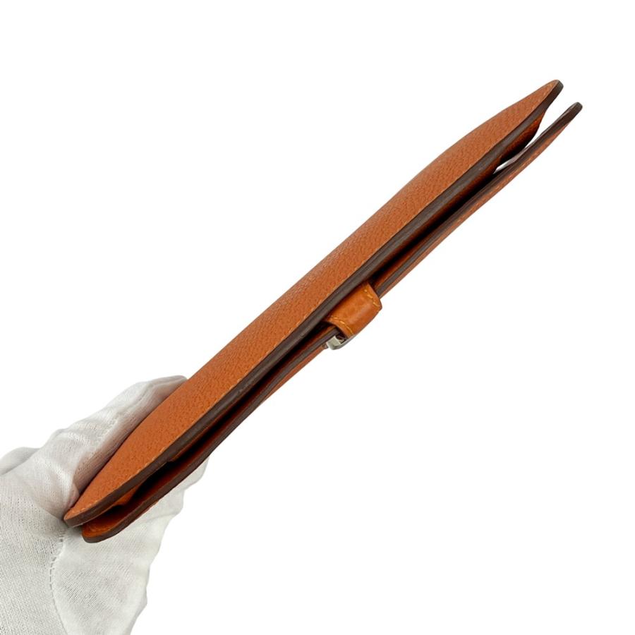 エルメス ■美品■ ドゴン GM 二つ折り 長財布 ウォレット エプソン オレンジ □R刻 箱 【559655】11 |  | 04