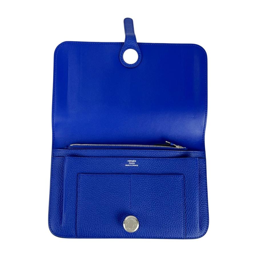エルメス ■新同■ ドゴン GM 二つ折り 長財布 ウォレット トゴ ブルーエレクトリック □P刻 箱 【559662】11 |  | 04