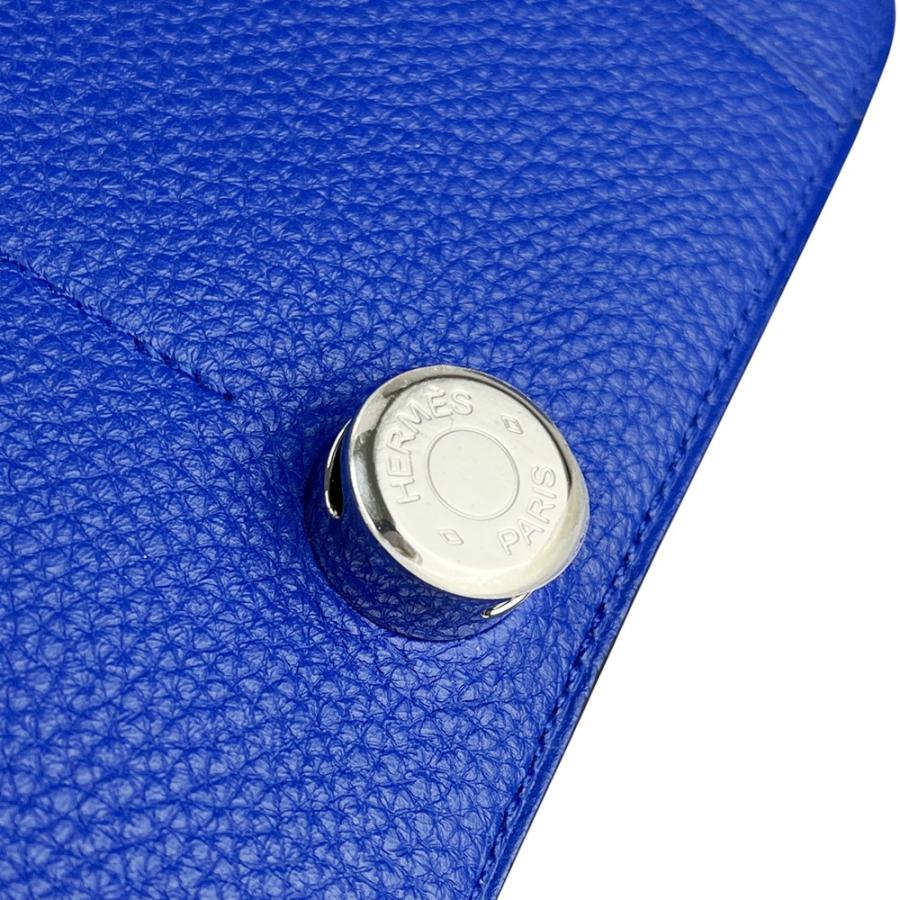 エルメス ■新同■ ドゴン GM 二つ折り 長財布 ウォレット トゴ ブルーエレクトリック □P刻 箱 【559662】11 |  | 08