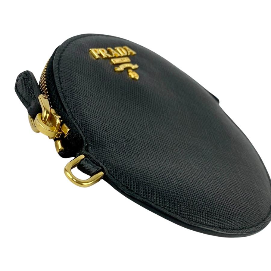 プラダ ■新同■ ラウンド コインケース 小銭入れ 財布 コンパクト サフィアーノ ブラック 1M1443 箱 【560835】8 |  | 02