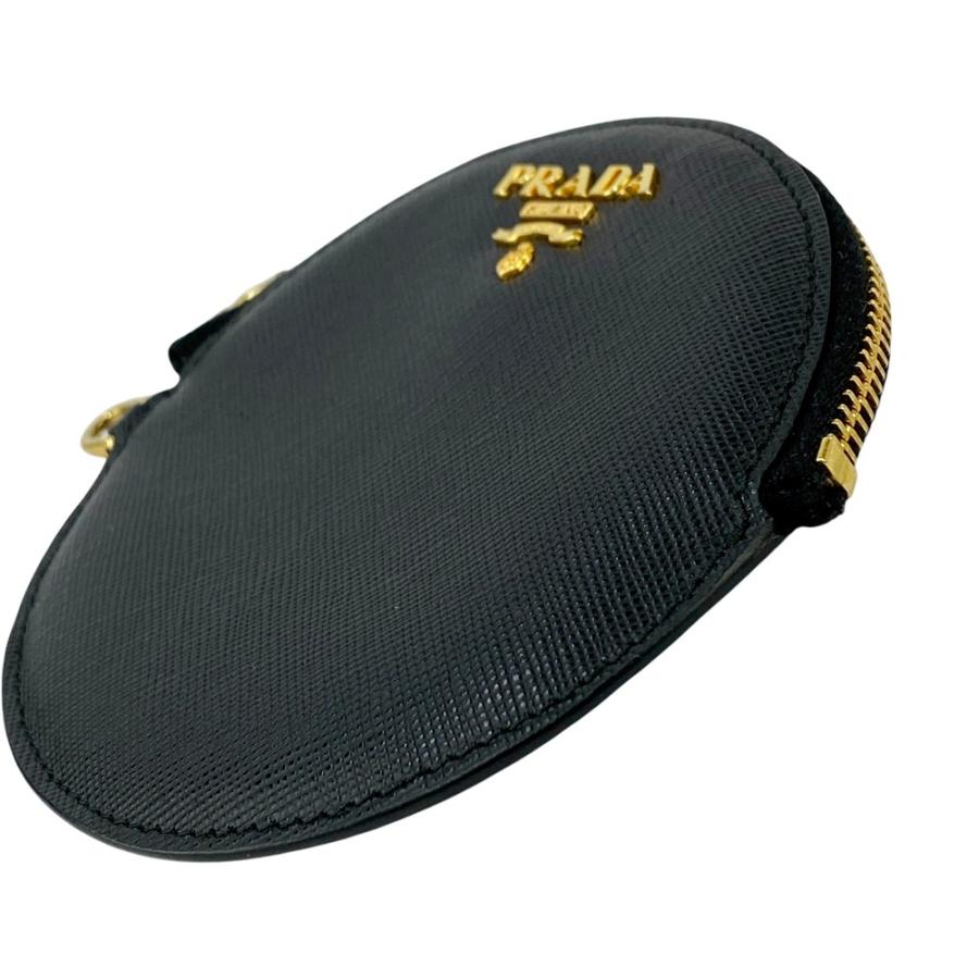 プラダ ■新同■ ラウンド コインケース 小銭入れ 財布 コンパクト サフィアーノ ブラック 1M1443 箱 【560835】8 |  | 03