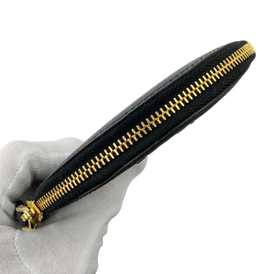 プラダ ■新同■ ラウンド コインケース 小銭入れ 財布 コンパクト サフィアーノ ブラック 1M1443 箱 【560835】8 |  | 04