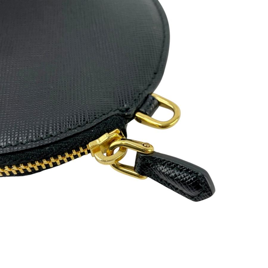 プラダ ■新同■ ラウンド コインケース 小銭入れ 財布 コンパクト サフィアーノ ブラック 1M1443 箱 【560835】8 |  | 07