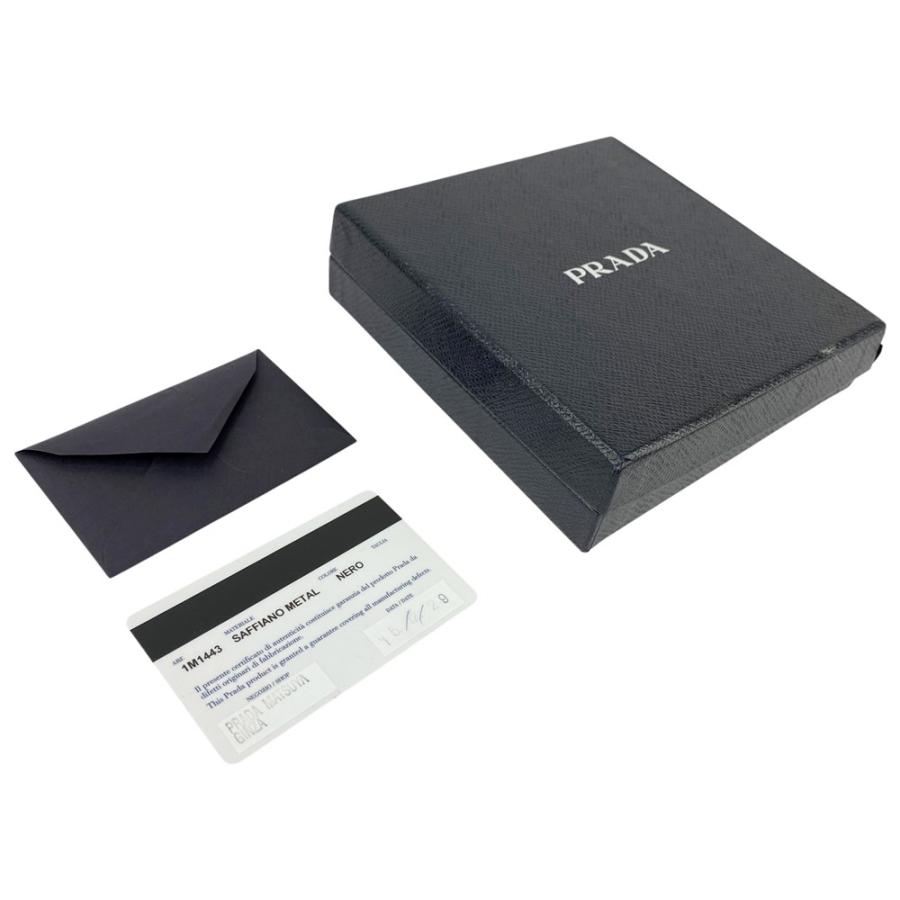 プラダ ■新同■ ラウンド コインケース 小銭入れ 財布 コンパクト サフィアーノ ブラック 1M1443 箱 【560835】8 |  | 09
