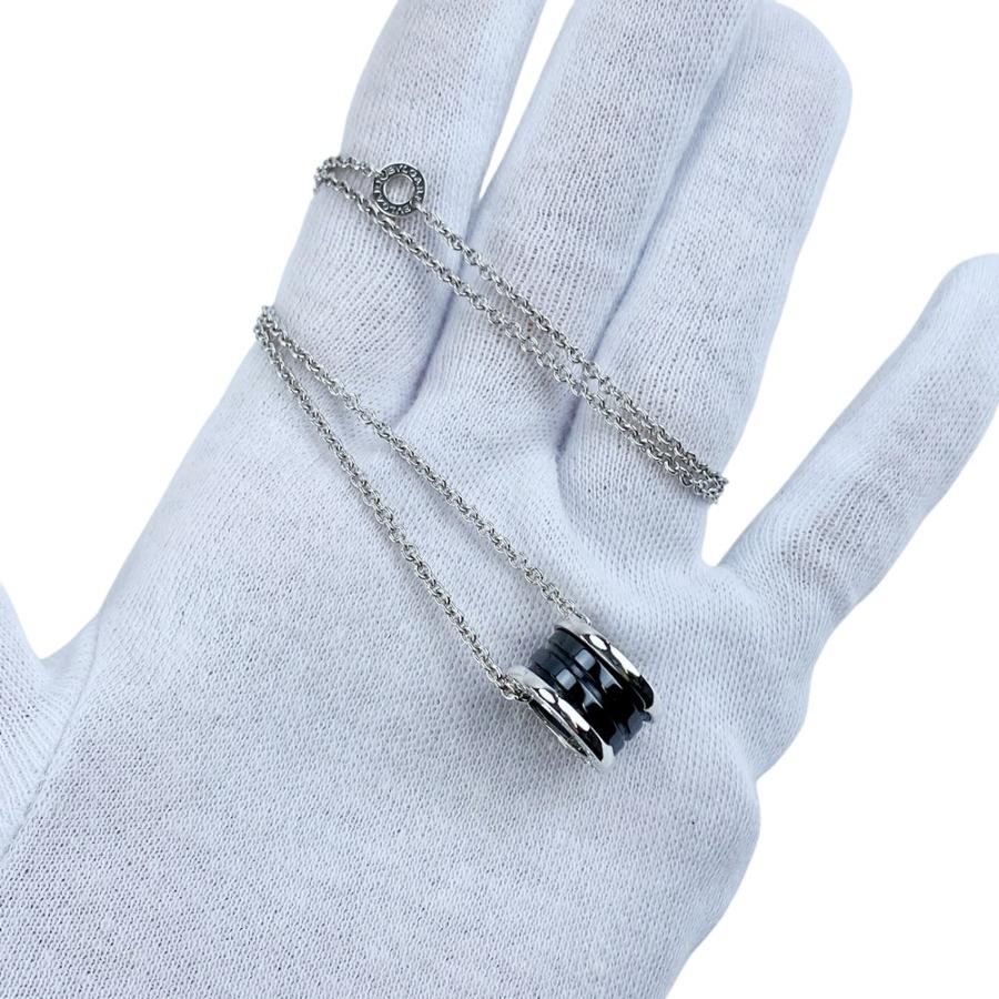 ブルガリ ■新同■磨き済■ ビーゼロ セーブザチルドレン ネックレス アクセサリー シルバー ブラック SV 925 約9.4g 【560859】11 |  | 08