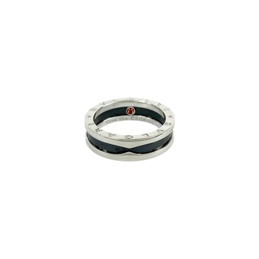 ブルガリ ■新同■磨き済■ セーブザチルドレン ビーゼロ リング 指輪 アクセサリー シルバー ブラック SV925 #60 【560873】11 |  | 04