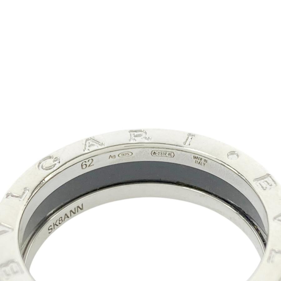 ブルガリ ■新同■磨き済■ セーブザチルドレン ビーゼロ リング 指輪 アクセサリー シルバー ブラック SV925 #62 【560941】11 |  | 08