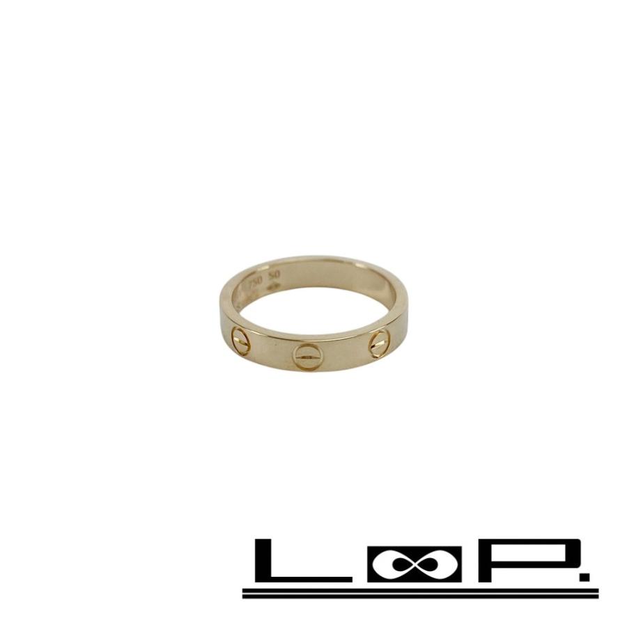 カルティエ ■新同■磨き済■ ミニラブ リング 指輪 アクセサリー ピンクゴールド Ｋ18 750PG #50 約3.5g 【561702】11 | 
