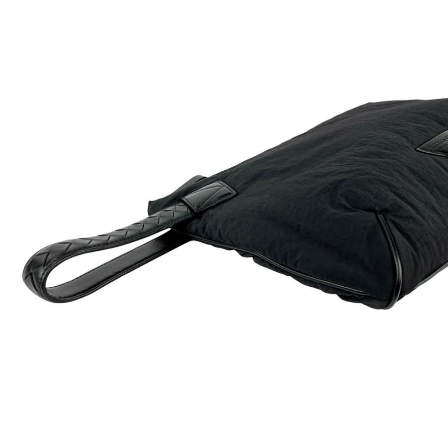 ボッテガヴェネタ ■美品■ クロスロード クラッチ セカンド バッグ ファッション ナイロン レザー ブラック 【562594】10 |  | 02