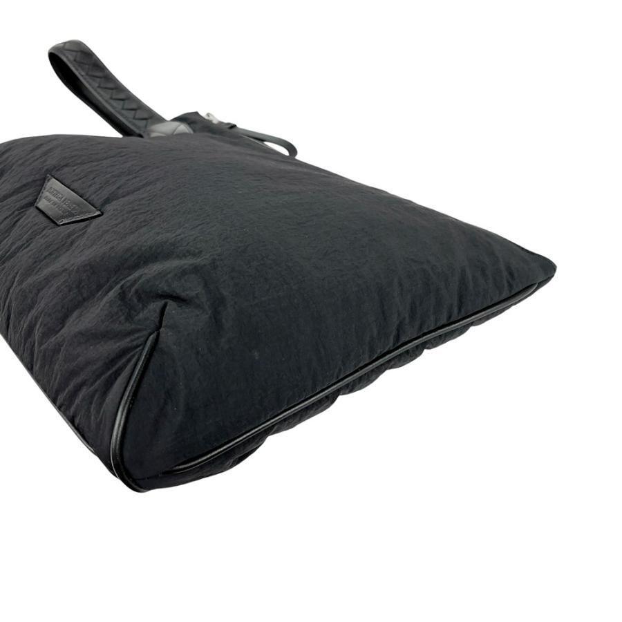 ボッテガヴェネタ ■美品■ クロスロード クラッチ セカンド バッグ ファッション ナイロン レザー ブラック 【562594】10 |  | 03