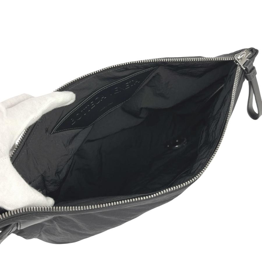 ボッテガヴェネタ ■美品■ クロスロード クラッチ セカンド バッグ ファッション ナイロン レザー ブラック 【562594】10 |  | 06