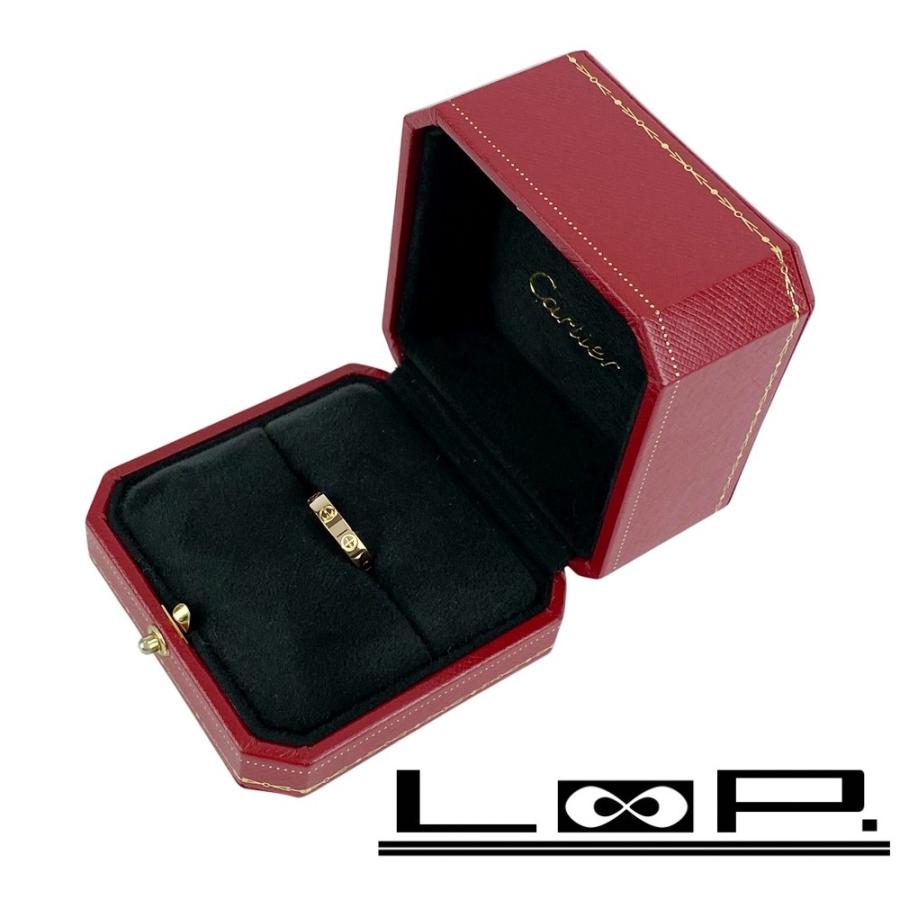 カルティエ ■新同■磨き済■ ミニラブ リング 指輪 アクセサリー ピンクゴールド Ｋ18 750PG #49 約3.4g 箱 【562662】11 | 
