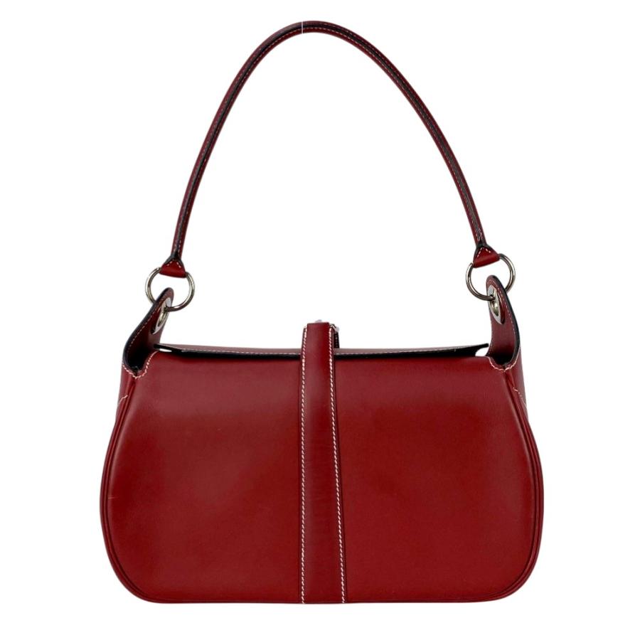 エルメス ■美品■ ラグビー ハンド バッグ 鞄 シャモニー ホワイトステッチ シルバー金具 ルージュアッシュ □G刻 【563713】11 |  | 01