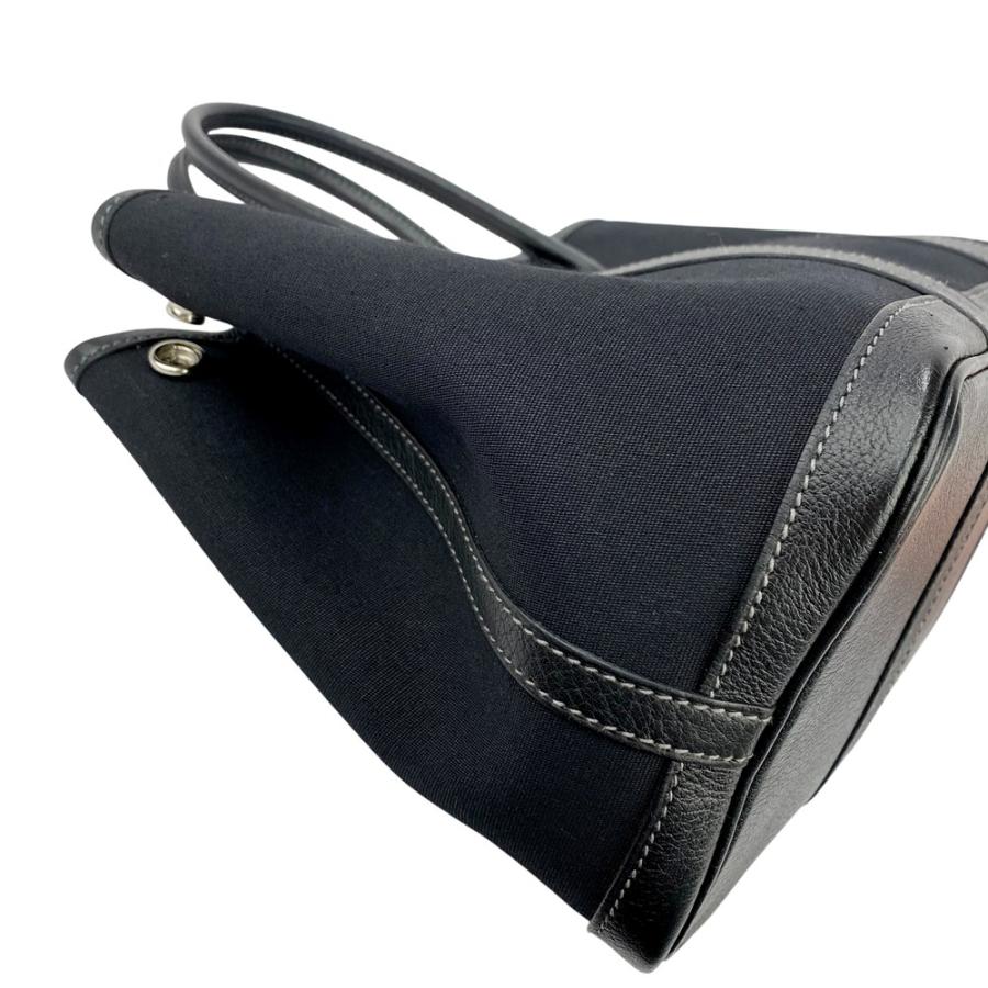 エルメス ■美品■ ガーデンパーティTPM ハンド ショルダー バッグ キャンバス レザー 黒 □H刻 箱 【563775】3 |  | 02