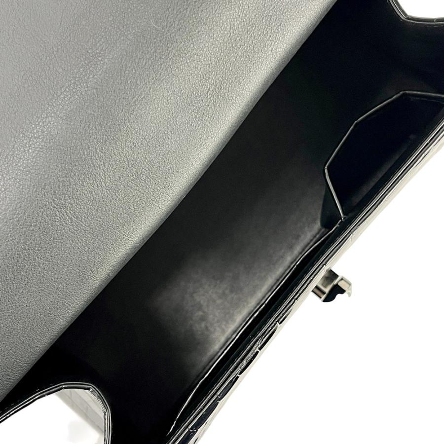 コンテス ■新同■  2WAY ハンド ショルダー バッグ クロコダイル ブラック 【563812】8 |  | 07