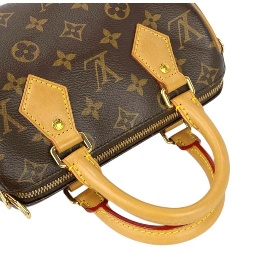 ルイヴィトン ■美品■ スピーディバンドリエール20 2WAY ハンド ショルダー バッグ モノグラム キャンバス ブラウン M46222【564697】12 |  | 03