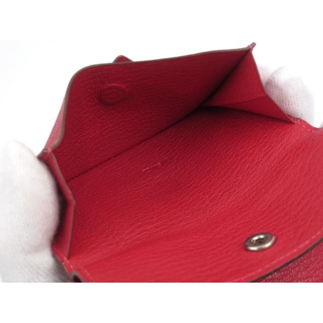 ▼値下げ▼■美品■　エルメス ベアン ミニ 財布 シェーブル ルージュ □Q 刻 【56635】 |  | 08