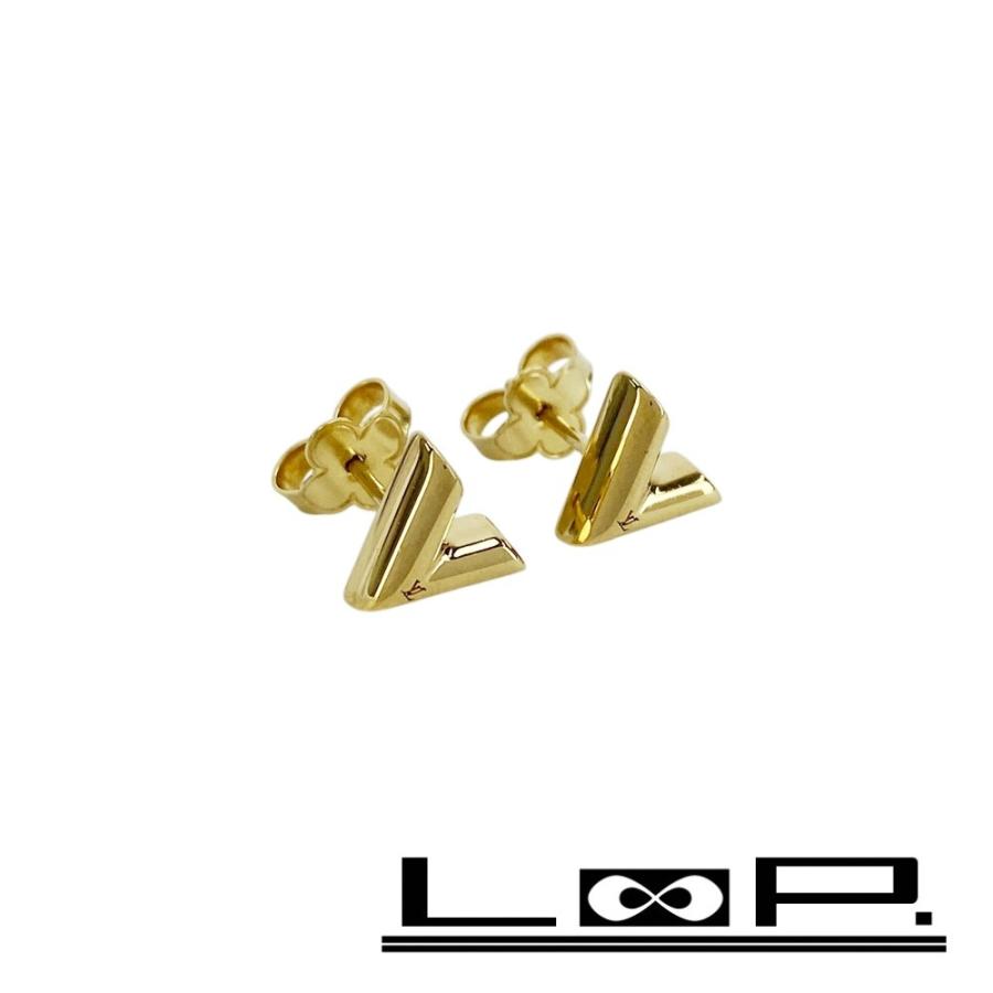 ルイヴィトン ■新同■ エッセンシャル V ピアス アクセサリー ゴールド GP M68153 【566486】11 | 
