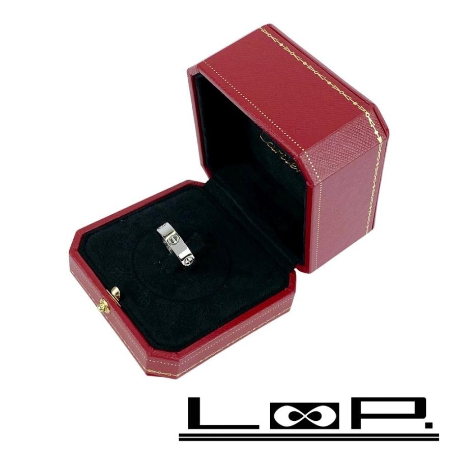 カルティエ ■新同■磨き済■ ラブ リング 指輪 アクセサリー シルバー プラチナ Pt950 #56 約10.2g 箱 【566509】11 | 