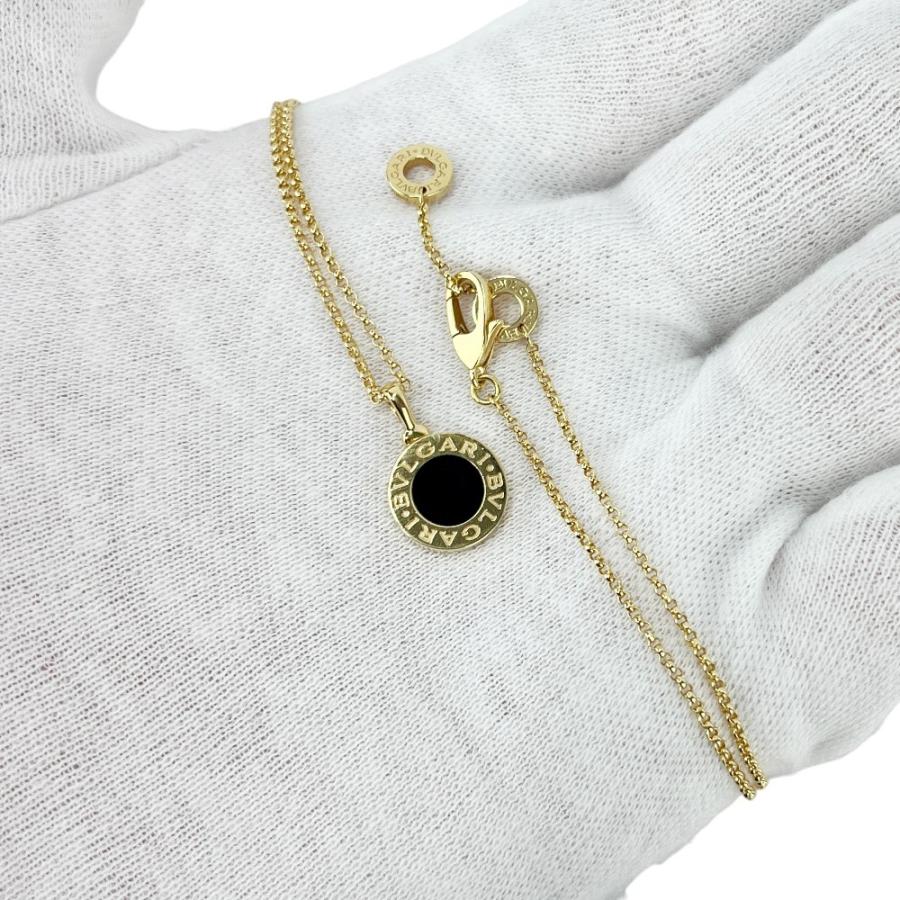 ブルガリ ■美品■ ブルガリブルガリ ネックレス アクセサリー オニキス YG750 K18 イエローゴールド ブラック 5.8g 箱 【566516】8 |  | 06