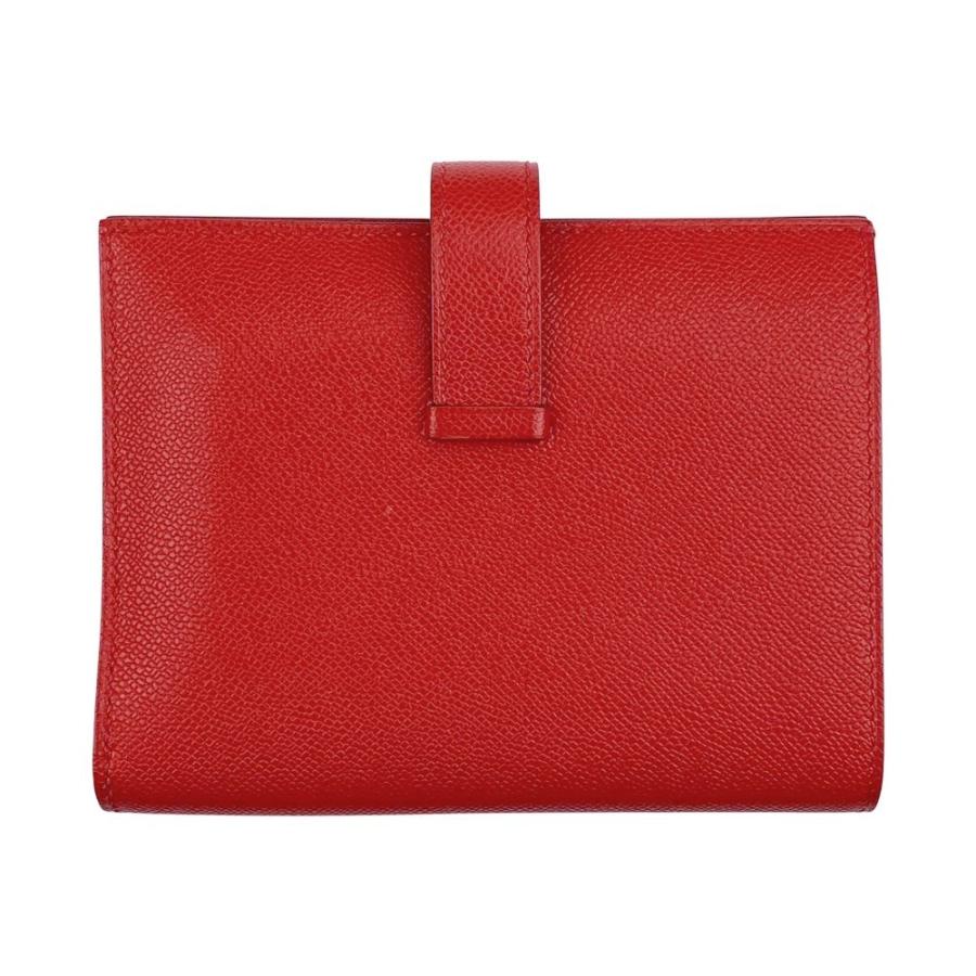 エルメス ■新同■ ベアン コンパクト ウォレット 二つ折り財布 マダム レッド K刻 箱 【566790】13 |  | 01
