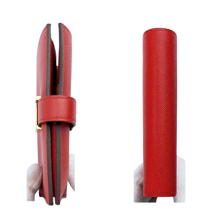 エルメス ■新同■ ベアン コンパクト ウォレット 二つ折り財布 マダム レッド K刻 箱 【566790】13 |  | 04