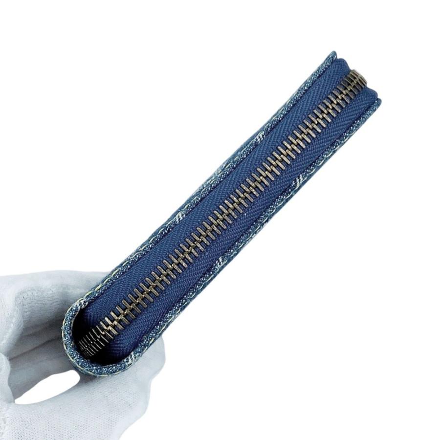 ルイヴィトン ■中古■ ミニジッピー ウォレット 二つ折り財布 モノグラム デニム ブルー M95342 【567063】13 |  | 05