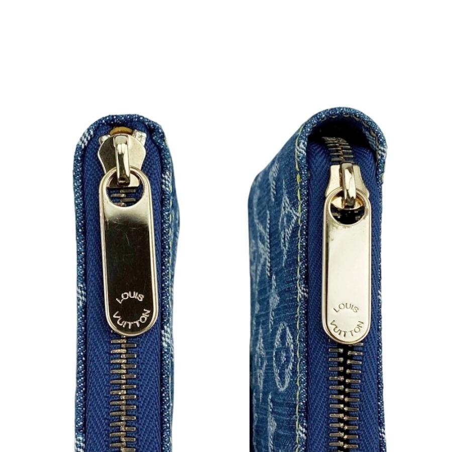 ルイヴィトン ■中古■ ミニジッピー ウォレット 二つ折り財布 モノグラム デニム ブルー M95342 【567063】13 |  | 09