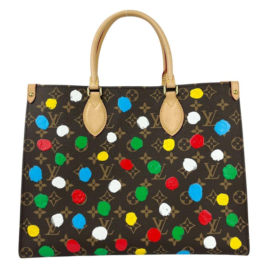 ルイヴィトン ■新同■IC■ オンザゴーMM 草間彌生 ハンド ショルダー バッグ 2WAY レザー モノグラム ブラウン M46379 箱 【568022】3 |  | 01