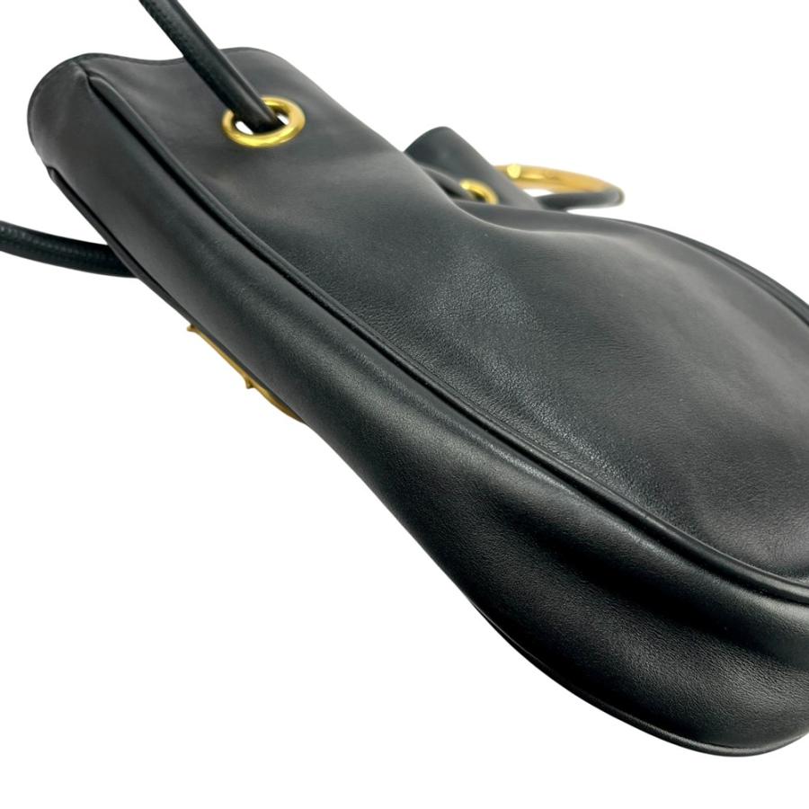 ディオール ■美品■ ノリータ ミディアム ハンド ショルダー バッグ 2WAY GP レザー ブラック ゴールド 【568589】3 |  | 02