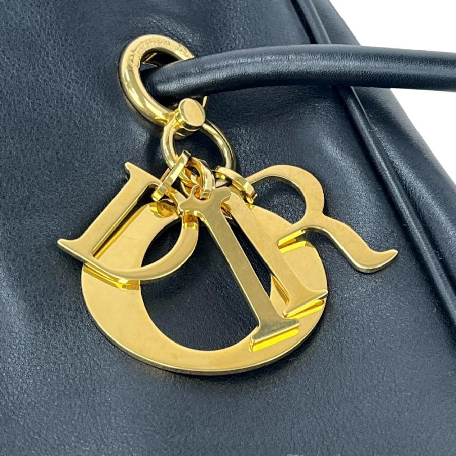 ディオール ■美品■ ノリータ ミディアム ハンド ショルダー バッグ 2WAY GP レザー ブラック ゴールド 【568589】3 |  | 06