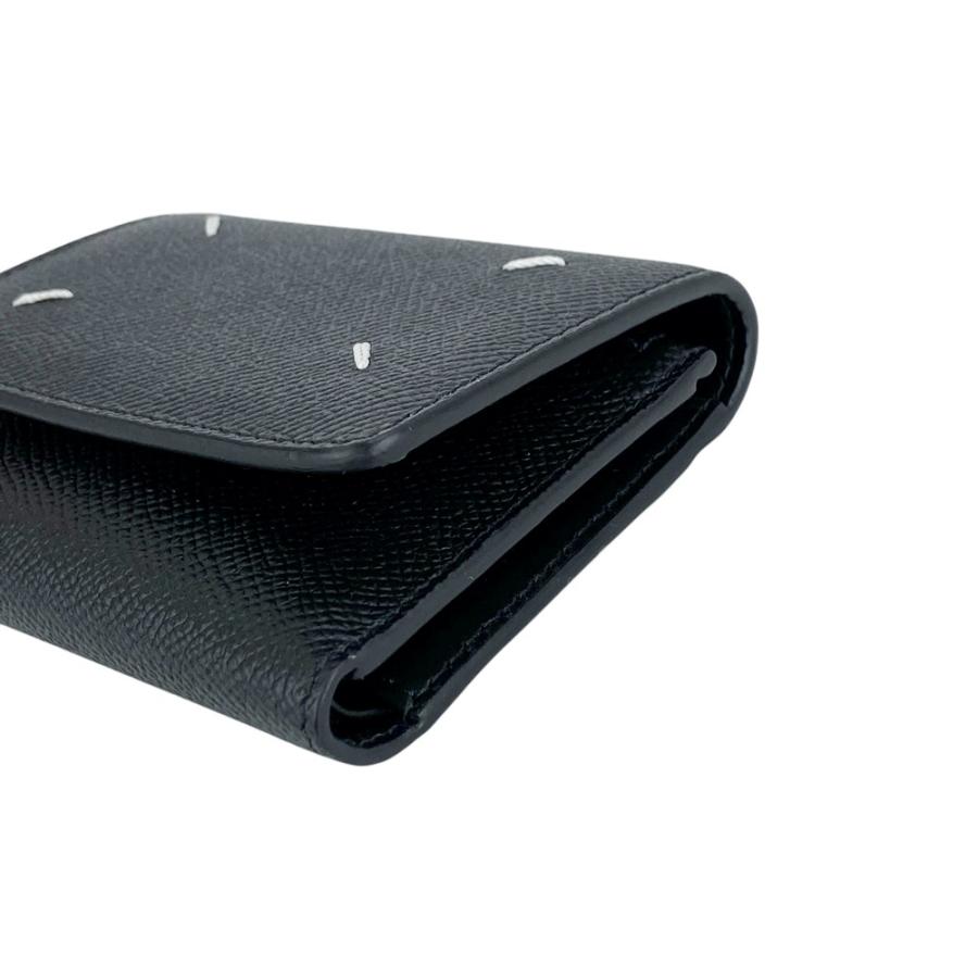 マルジェラ ■未使用■ 三つ折り 財布 ウォレット コンパクト ミニ レザー ブラック 箱 【570070】11 |  | 02