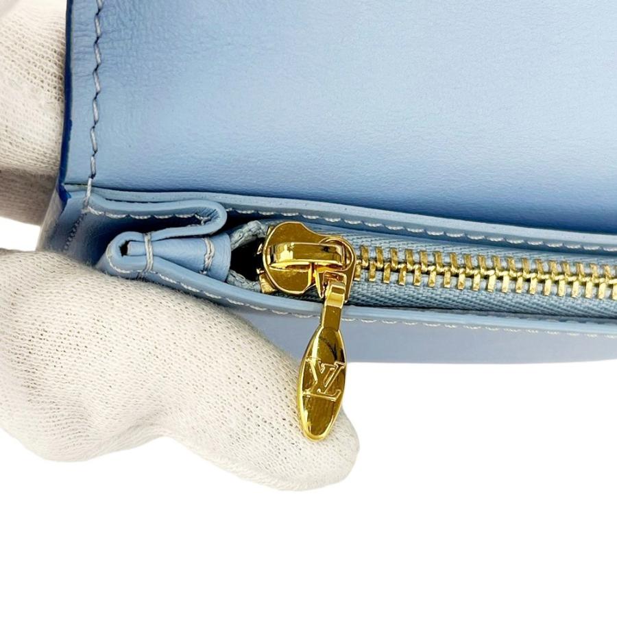 ルイヴィトン ■美品■  ヴェルティカルウォレット 長財布 トリヨン ブルー M82441 【570100】13 |  | 07