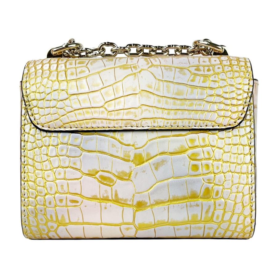ルイヴィトン ■美品■IC■ エキゾチック ツイスト ミニ チェーン ショルダー バッグ クロコ ホワイト ゴールド 箱 【570148】11 |  | 01