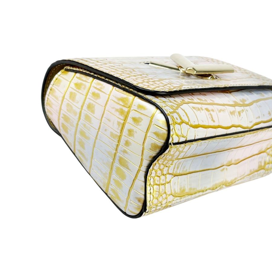 ルイヴィトン ■美品■IC■ エキゾチック ツイスト ミニ チェーン ショルダー バッグ クロコ ホワイト ゴールド 箱 【570148】11 |  | 03