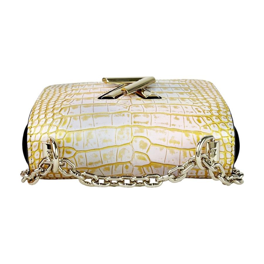 ルイヴィトン ■美品■IC■ エキゾチック ツイスト ミニ チェーン ショルダー バッグ クロコ ホワイト ゴールド 箱 【570148】11 |  | 05