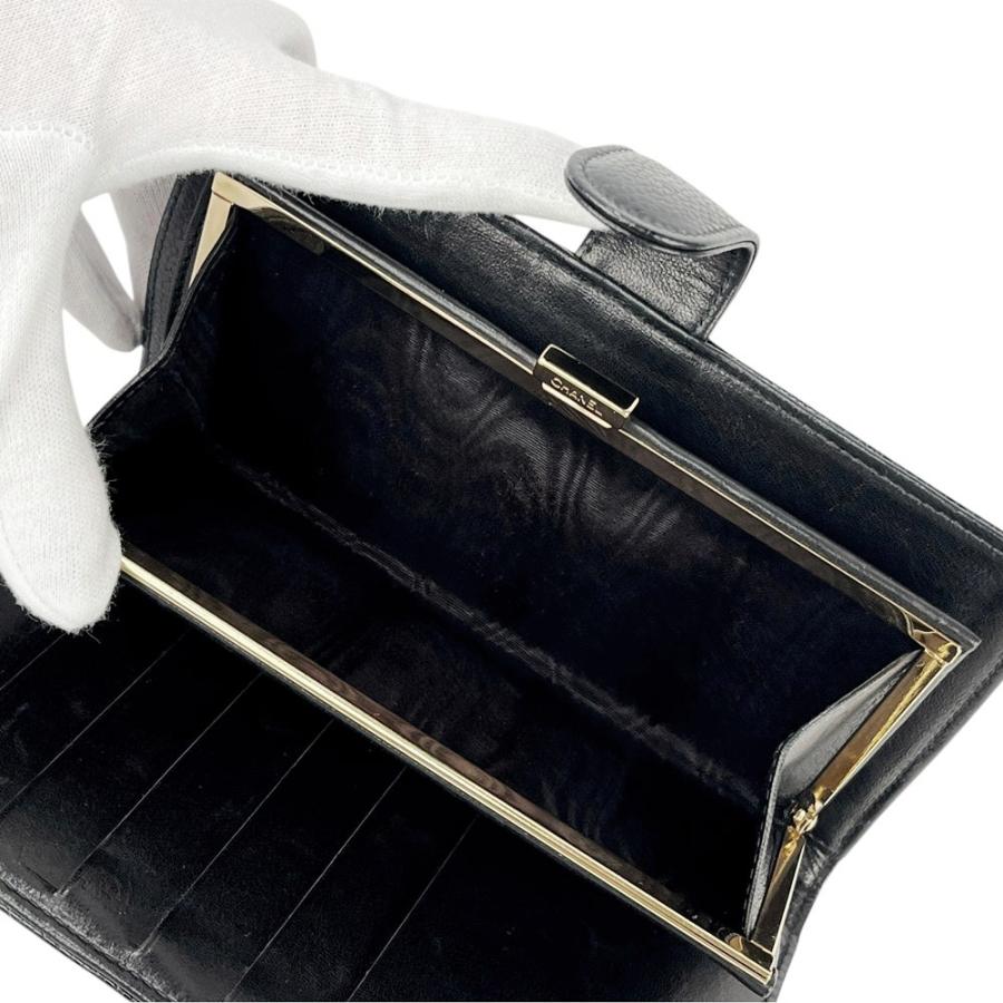 シャネル ■美品■ 長財布 ウォレット ココマーク キャビアスキン ブラック A13498 箱 【570582】13 |  | 05