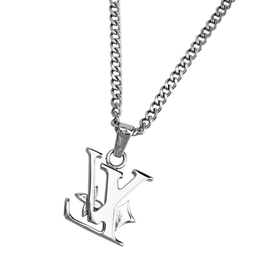 ルイヴィトン ■新同■ モノグラム ロウ ネックレス アクセサリー SS シルバー M02254 【571640】13 |  | 01