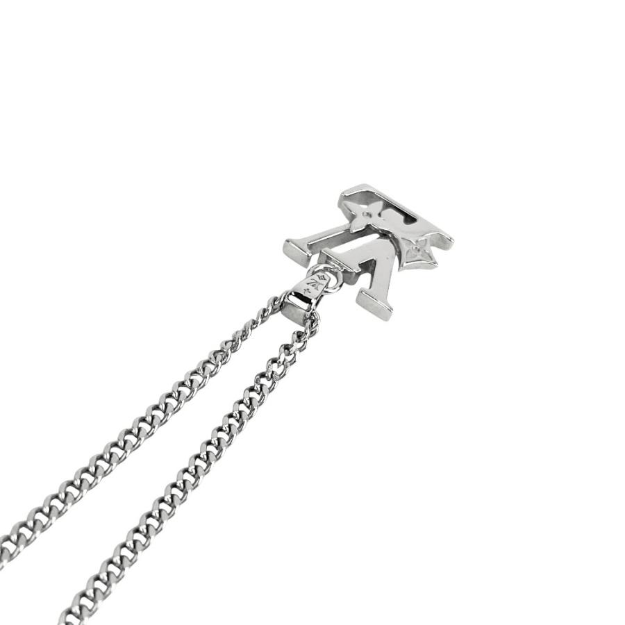 ルイヴィトン ■新同■ モノグラム ロウ ネックレス アクセサリー SS シルバー M02254 【571640】13 |  | 04