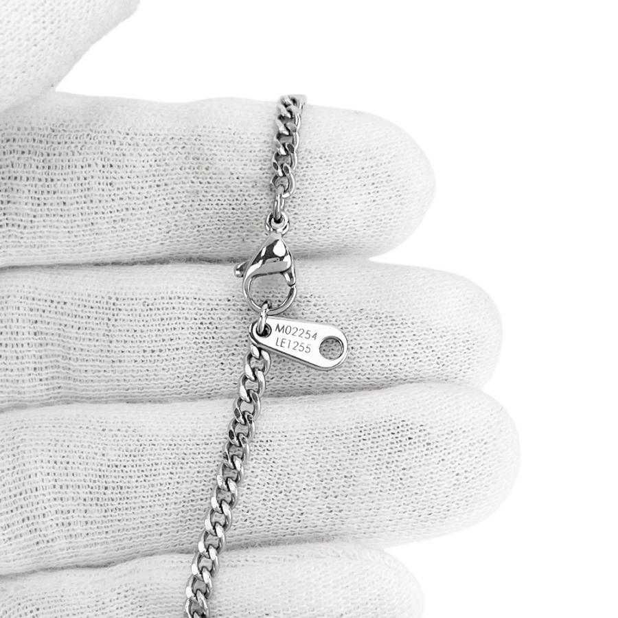 ルイヴィトン ■新同■ モノグラム ロウ ネックレス アクセサリー SS シルバー M02254 【571640】13 |  | 07