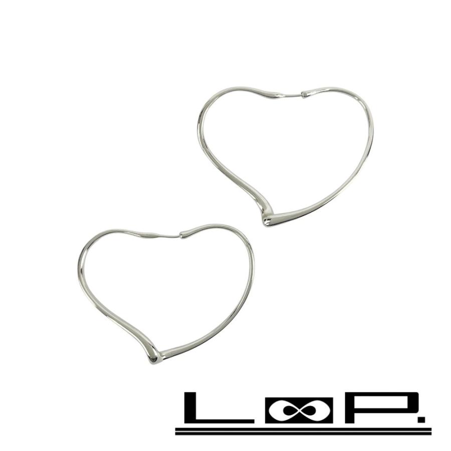 ティファニー ■新同■磨き済■ エルサペレッティ オープンハート フープ ピアス アクセサリー シルバー SV925 【571992】11 | 