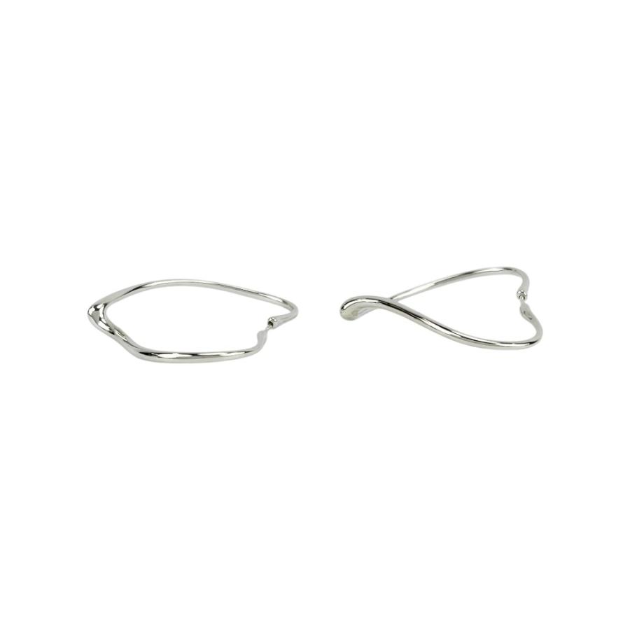 ティファニー ■新同■磨き済■ エルサペレッティ オープンハート フープ ピアス アクセサリー シルバー SV925 【571992】11 |  | 03