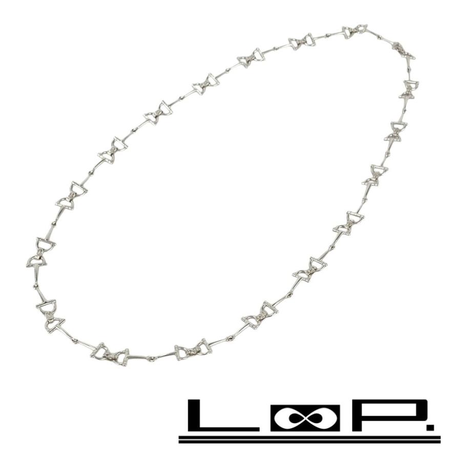 エルメス ■美品■ヴィンテージ■65cm■ ホースビット ネックレス アクセサリー シルバー カニ刻印 SV 800 箱 【572159】12 | 